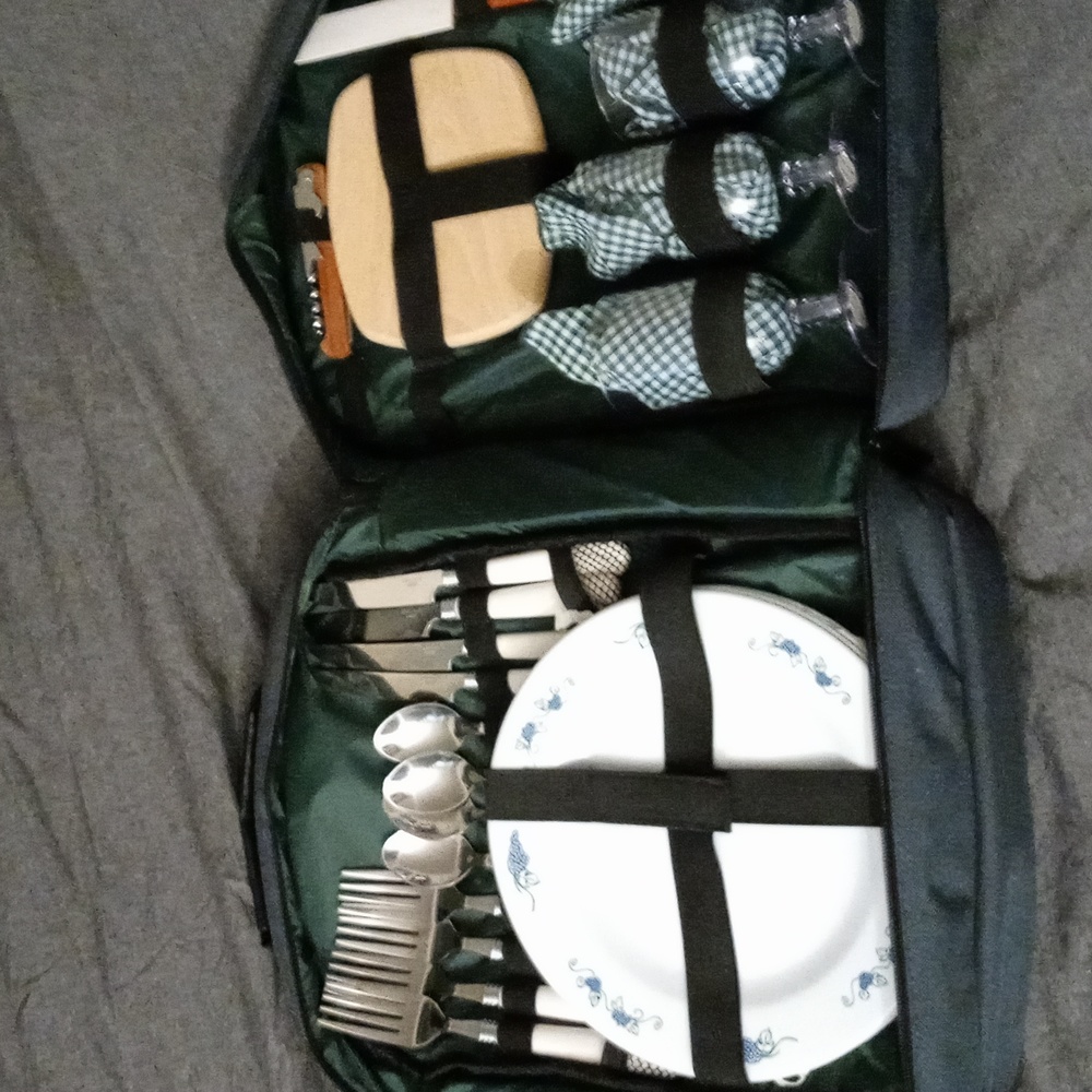 Picnic at Ascot backpack